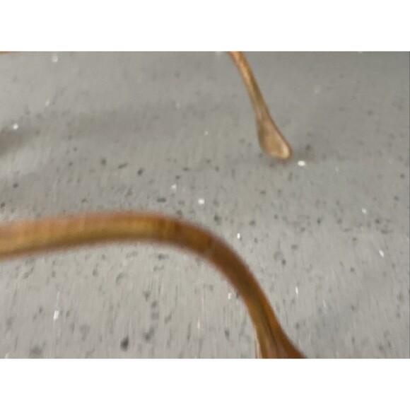 Bausch & Lomb B&L Eyeglasses Frames ONLY round oversized Italy 55-17-140 brown - Picture 5 of 15